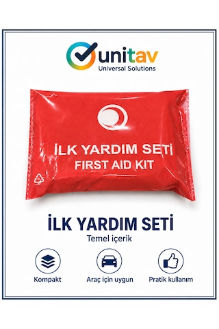 Unitav Eko Trafik Ve İlk Yardım Seti Tüvtürk Muayene Onaylı