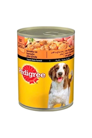 Pedigree Tavuklu ve Havuçlu Konserve Yetişkin Köpek Maması 12 x 400 G