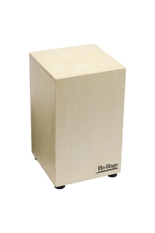 On Stage Wfc3200 Cajon Profesyonel - Akçaağaç Gövde Ayarlanabilir Kort Internal Snare , Kaymaz Oturma Alanı, Zengin Bas Ve Keskin Slap Tonları Ölçüler: 30 X 30 X 48 Cm