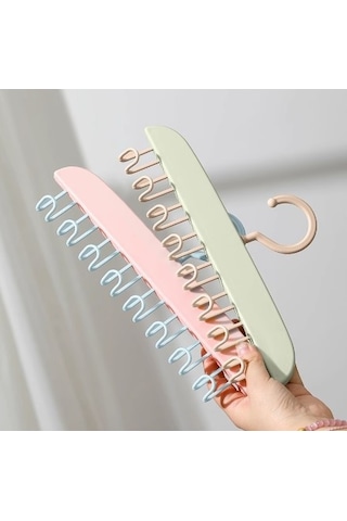 8 Kancalı Çok Amaçlı Yapışkanlı Askı 5361 Çok Renkli