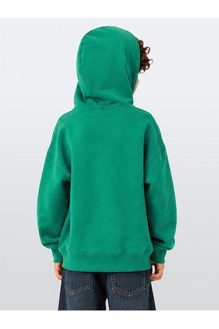 Deno Kids Denokids Erkek Çocuk Kapüşonlu Sweatshirt Kaplan Baskılı Oversize 3-8 Yaş Çok Renkli
