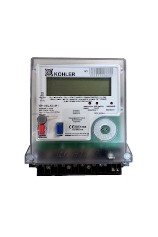 Köhler Çift Yönlü Kombi Trifaze Elektronik Elektrik Sayacı AEL KC