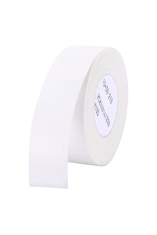 Moveevo Beyaz Isı Sensitive Etiket Kağıdı 15x30mm - 210 Adet, Suya Dayanıklı, Yeniden Yapıştırıcı, Mürekkepsiz Yazdırma, Ev/ofis/market Kullanıma Uygun 1 Rulo