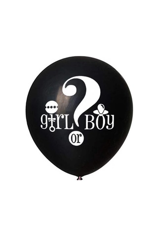 Pembe Balon Konfetili. Cinsiyet Belirleme Balonu - 45 CM
