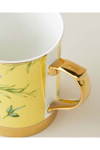 Vanilla New Bone China Kupa 400 Ml Sarı