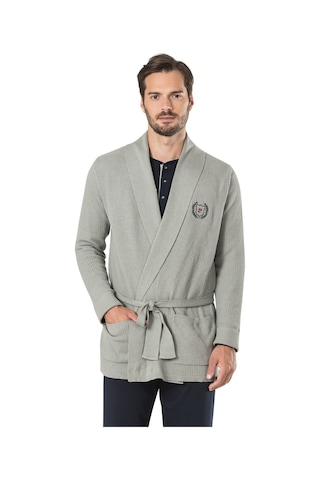 Pierre Cardin 5595 Erkek Çeyizlik 5'li Rob Pijama Takım-gri Gri