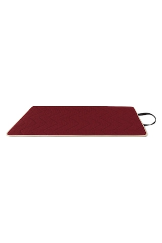 Bordo Taşınabilir Katlanır Yatak Karavan Kamp Yatağı Anne Yanı Yer Yatağı 160 X 200 Bordo