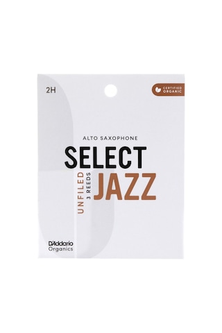 D\'addario Woodwinds Organic Select Jazz Unfiled Alto Saksafon Kamışı 3 Lü No:2 Hard