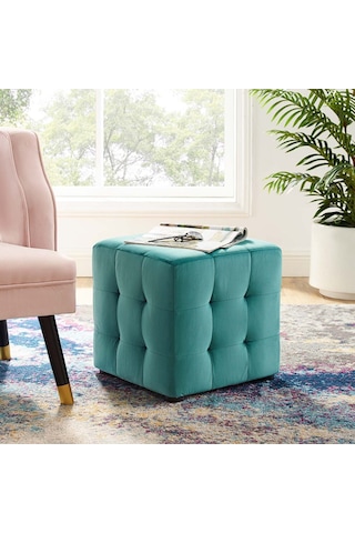 Deccostil Kare Puf Dikişli 45 x 45 Cm