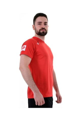Lotto Erkek Kırmızı Kısa Kollu T-Shirt R8927