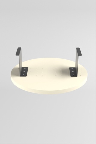 Pazarella Yan Sehpa Ayarlanabilir Tepsi Dekoratif Modern Tepsi Koltuk Sehpası Krem Beyaz