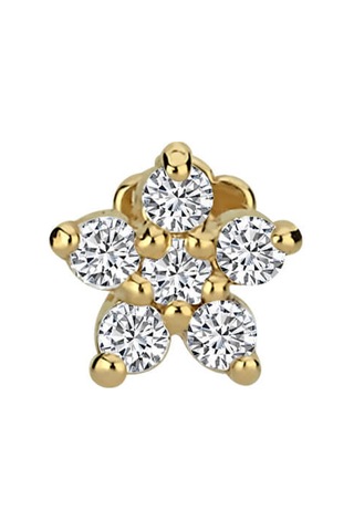 Sirius Pırlanta Floral Tragus Piercing 0835e0009