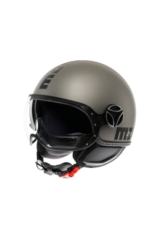 Momodesing Fgrt Evo Matt Tit.Frost Blk Motosiklet Kaskı Mat Gri