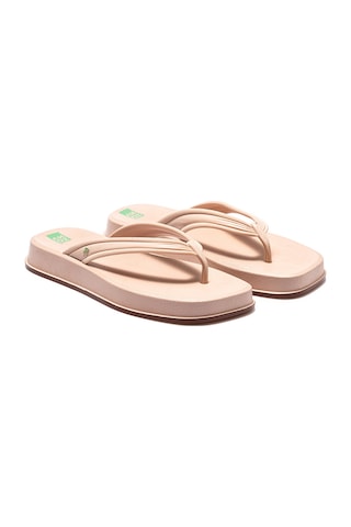 Zaxy Atemporal Flatform Kadın Parmak Arası Terlik Pudra 35/42 Siyah