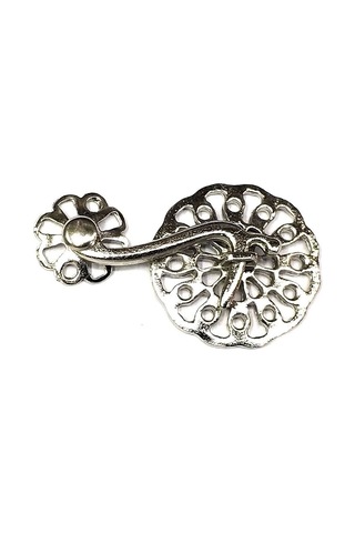 Nikel 50 Adet Zamak Çengel Kilit 56x33 Mm - Yuvarlak, Karşılıklı Mobilya, Dolap, Sandık, Kutu, Kapak Sarı