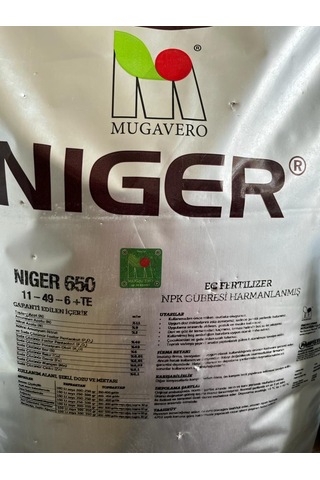 Mugavero Niger 650 - Fosforlu Npk Gübre - Ithal -  11+49+6+Te