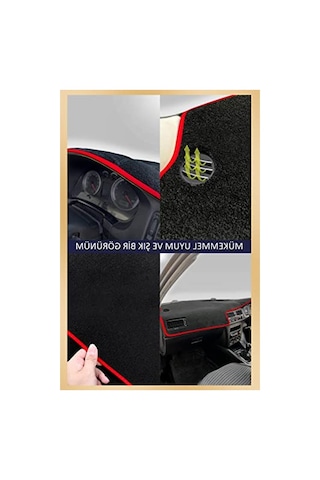 Siyah Torpido Koruma Halısı, Nissan Qashqai 2013-2020 Uyumlu