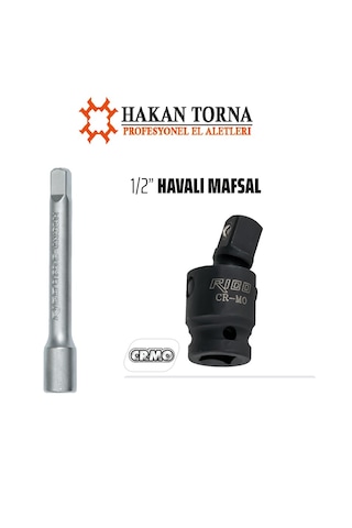 1/2 300mm Lokma Uzatma Ara Kol 1/2 Havalı Sarhoş Mafsal