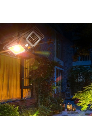 Sones E-smarter W7104-2 Cob Güneş Enerjili Duvar Lambası Klipsli Sivrisinek Öldürücü Lamba Taşınabilir Vücut Sensörlü Açık Bahçe Lambası