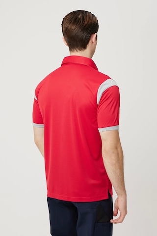 Armadillo Allium Polo Yaka Tişört Kırmızı-gri