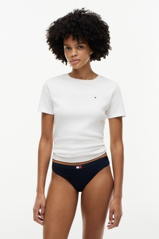 Tommy Hilfiger Kadın 5'li Paket Tanga Gri Melanj/lacivert/siyah-16127