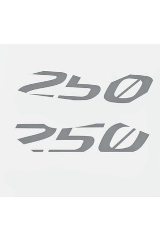 250 Sr Orta Şase 250 Sticker Folyo4