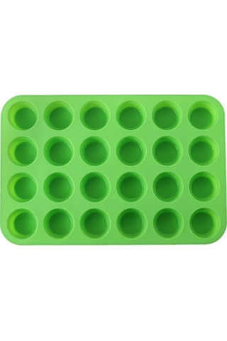 Mini Silikon Muffin Kalıbı, 24 Bardaklık Mini Muffin Kalıbı Bpa İçermez Ve Bulaşık Makinesinde Yıkanabilir, Yapışmaz Silikon Fırın Kalıbı Diğer