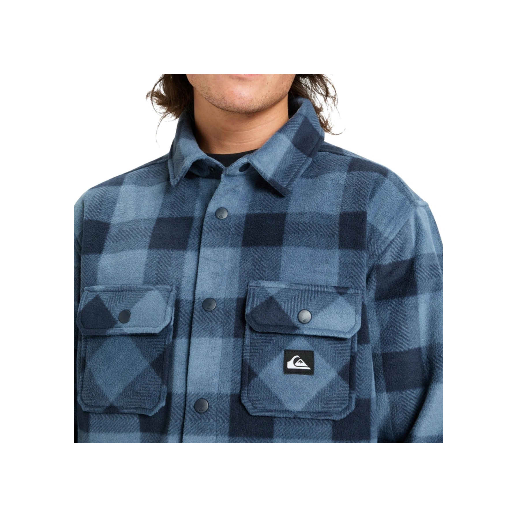 Quıksılver Quiksilver Bering Strait Check Shirt Erkek Polar Ceket 6454 Çok Renkli