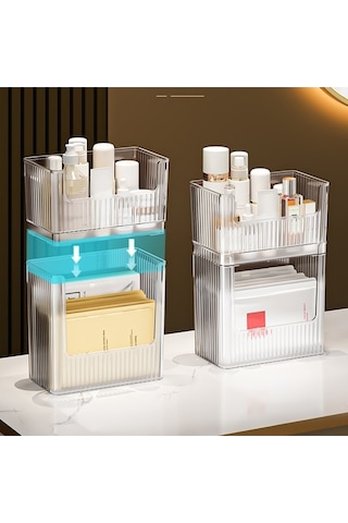 Dancemonkey Cbtx Mutfak Buzdolabı Düzenleyici, Pet Saklama Kutusu, Tek Katmanlı Yeşil Çok Renkli