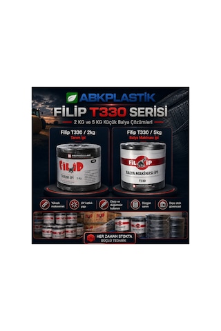 Abk-t330-5kg Filip T330 Küçük Balya Makinası İpi 5 Kg Bobin Abkplastik