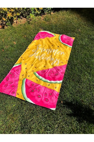 Marte Home Summer Holidays - Baskılı Plaj Havlusu