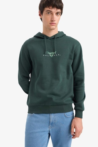 Defacto Vikings Valhalla Regular Fit Kapüşonlu Sweatshirt E9299ax25augn536 Yeşil-gn536