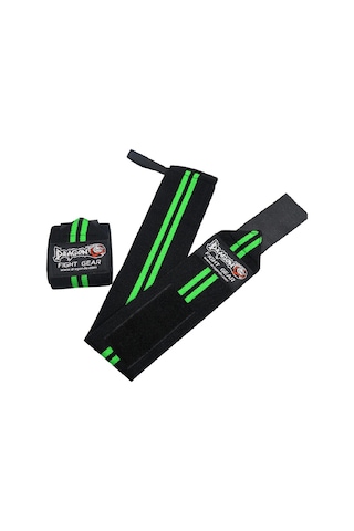 Dragondo 63911 Halter Ve Fitness Bilek Bandajı Yeni Seri Siyah - Yeşil