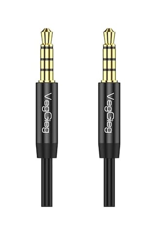 3.5mm Jack Trrs Hi-fi Örgülü Aux Mikrofon Ve Ses Kablosu 3 Metre