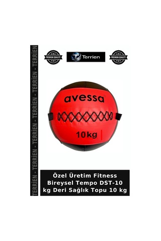 Özel Üretim Fitness Bireysel Tempo Dst-10 Kg Deri Sağlık Topu 10 Kg