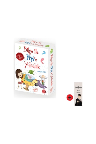 3. 4. Sınıf Hikaye Kitabı Seti Gizemli Bahçe Yayınları Bilge ile Fen'e Yolculuk + Kişiye Özel İsimli Harry Potter Kitap Ayracı