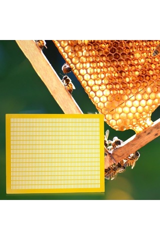 Pazly Suntek Sarı Pratik Kraliçe Dışlayıcı Çerçeve Arı 10 Hs