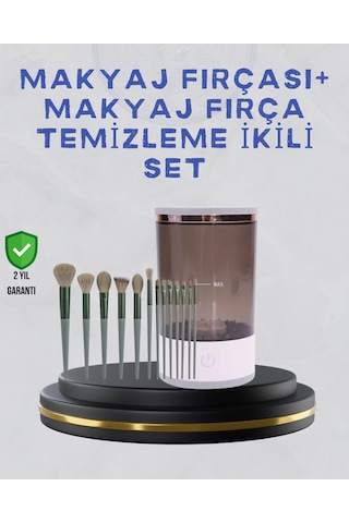 Makyaj Fırçası Ve Elektrikli Fırça Temizleyici Kampanya Paketi - Lisinya