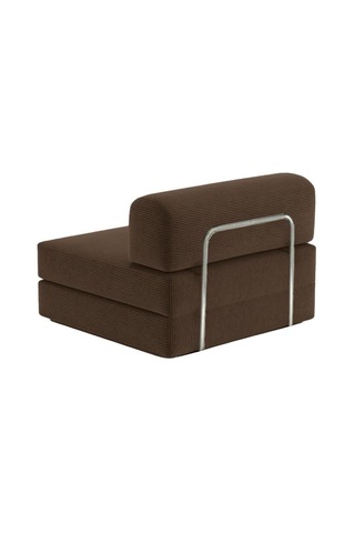 Modüler Legom Tekli Koltuk Kahverengi