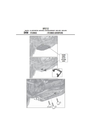 Givi Rp5112 Bmw R1200Gs-R1200Gs Adventure 13-18 -R1200R/Rs 15-1
