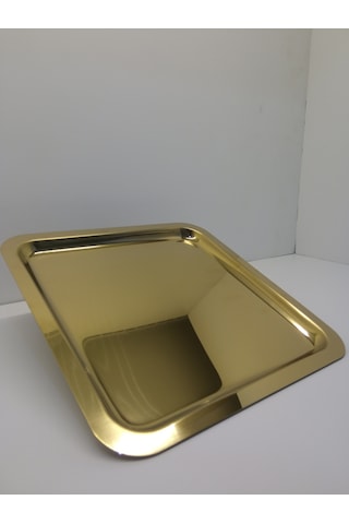 KARE GOLD KELEBEKSİZ TEPSİ 1. KALİTE (6 ADET)