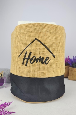 Digithome Hasır Çok Amaçlı Düzenleyici Organizer Yuvarlak Saksılık Siyah - Cly-j1024