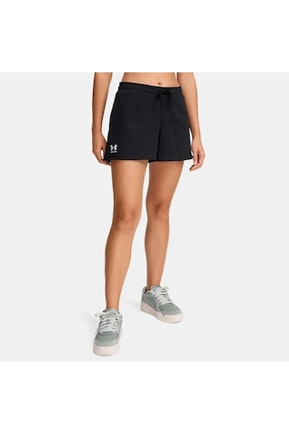 Under Armour Ua Rival Terry Short Kadın Siyah Şort 1389657 Siyah
