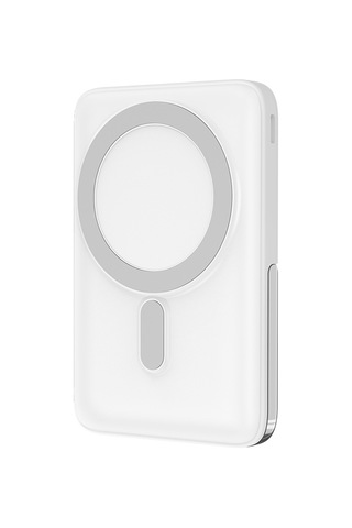 Wiwu Wi-p011 Gentleman Serisi Led Işık Göstergeli Standlı Kablosuz Powerbank 10.000mah 15w Beyaz BEYAZ