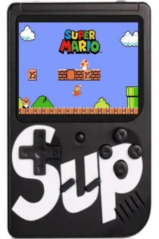 Cosmostech Sup Game Box Plus 400 Oyunlu Taşınabilir Mario Oyunlu Retro El Atarisi Siyah