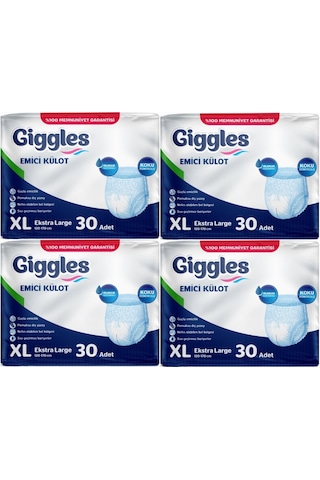 Giggles Hasta Bezi Yetişkin Emici Külot Ekstra Büyük Xl 120adet XL