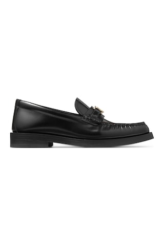 Jimmy Choo Addie Deri Loafer Ayakkabılar Siyah