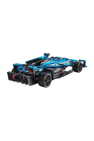 C64004w Cada Electric Racing Super Car Blok Seti 1667 Parça -vagon Life Beyaz