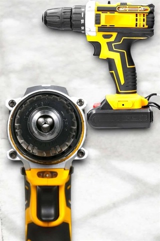 Mey İthalat Metal Dişli 24w Akülü Matkap -çift Bataryalı Ve Led Çalışma Işığı İle Tam Set