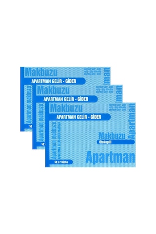 Apartman Makbuzu Otokopili 2-50 Gürmat Apartman Gelir Gider Makbu N11.591